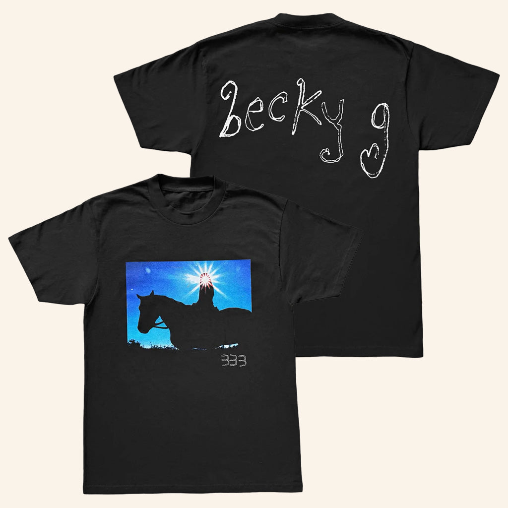 Becky G Merch Ride Horse Black T-Shirt Gift Ideas For Music Lovers - Roseregae