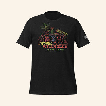 Bethesda Gear Merch Fallout New Vegas Atomic Wrangler Casino T-Shirt Gift Ideas For Wife - Roseregae