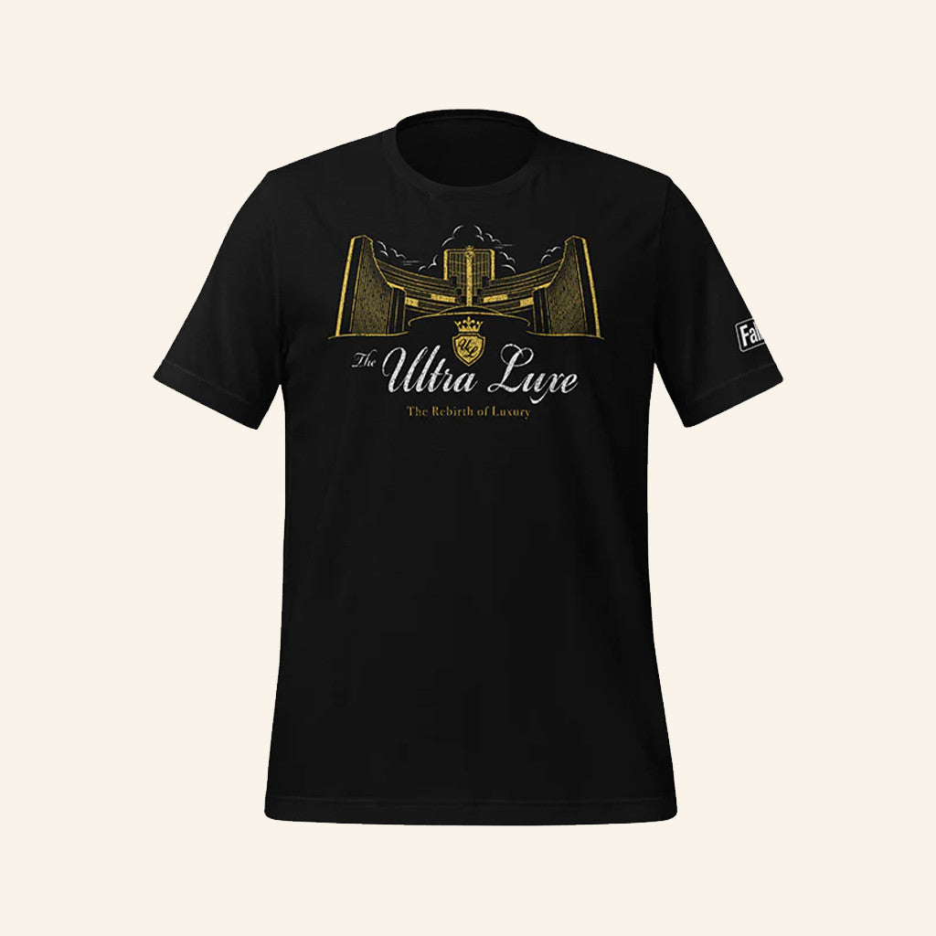 Bethesda Gear Merch Fallout New Vegas Ultra Luxe Casino T-Shirt Gifts For Her - Roseregae