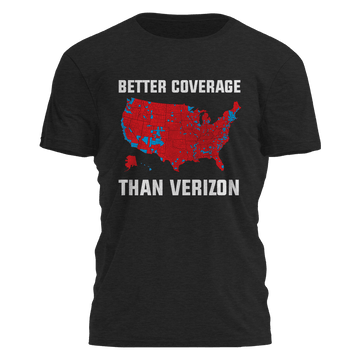 Better Coverage Than Verizon Shirt Make America Great Again Trump 2025 Merch - Roseregae