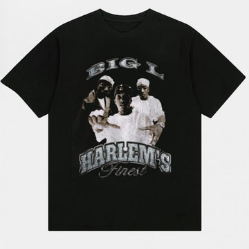 Big L Merch Big L Harlem's Finest T-Shirt Gifts For Hip Hop Lovers - Roseregae