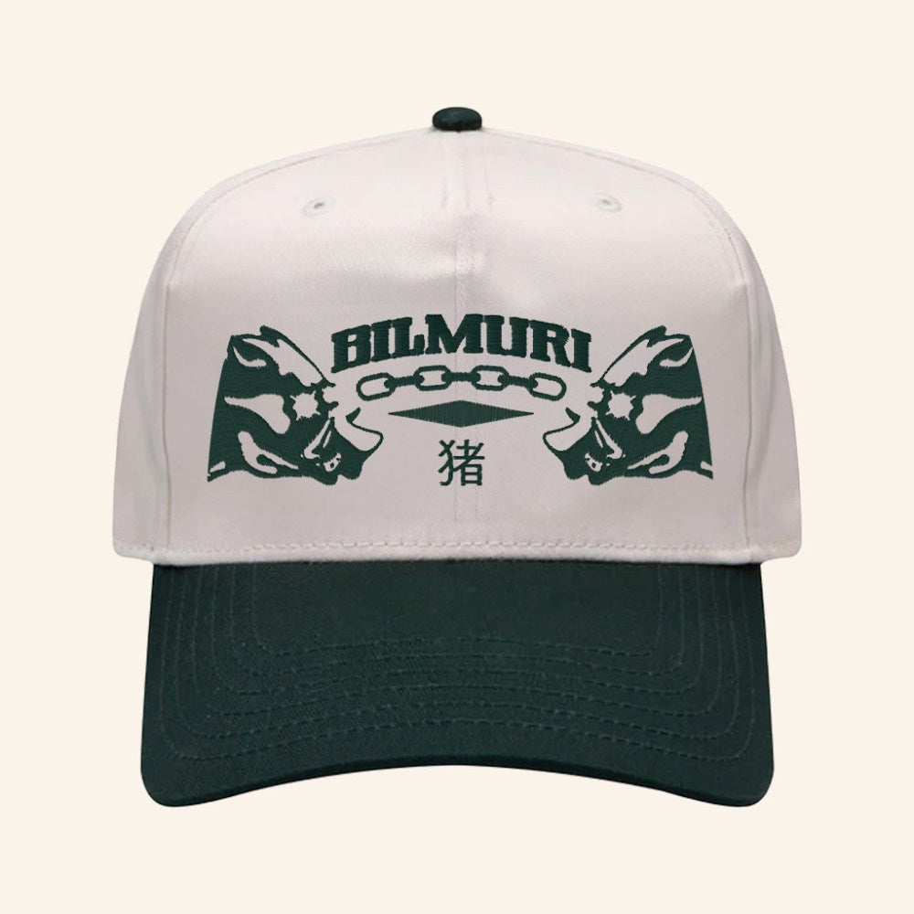 Bilmuri Merch Retro Hogs Hat Embroidered Bilmuri Hat Christmas Presents For Brother - Rose Regae