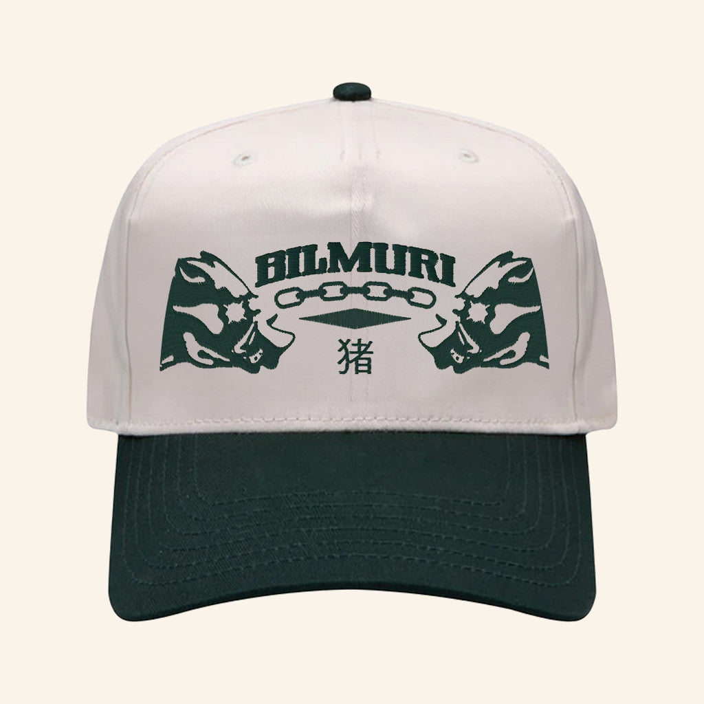 Bilmuri Merch Retro Hogs Hat Embroidered Bilmuri Hat Christmas Presents For Brother - Rose Regae