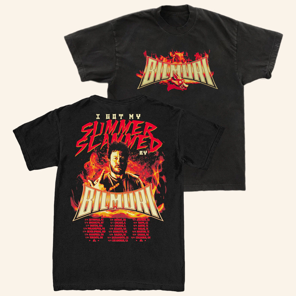 Bilmuri Merch Summer Slammer Tour T-Shirt Music Related Gifts For Guys - Roseregae