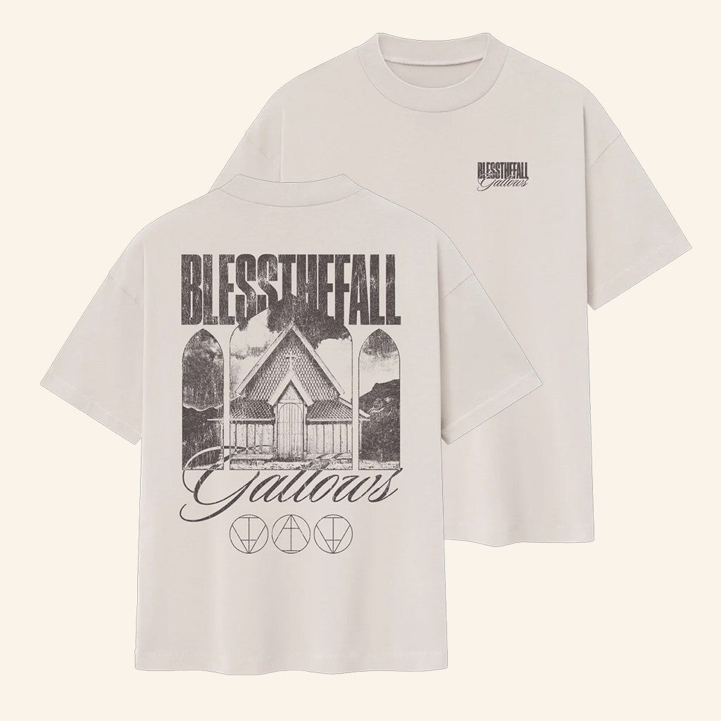Blessthefall Merch Stained Glass Shirt Gift Ideas For Band Fans - Roseregae