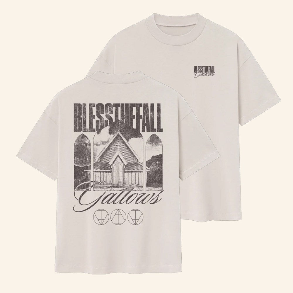 Blessthefall Merch Stained Glass Shirt Gift Ideas For Band Fans - Roseregae