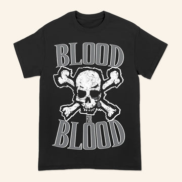 Blood For Blood Merch Blood For Blood Skull Stack Logo T-Shirt Gifts For Fans - Roseregae