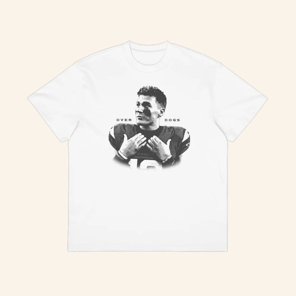 Bo Nix Merch Bo Nix Over Dogs Photo T-Shirt Best Gifts For Football Fans - Roseregae