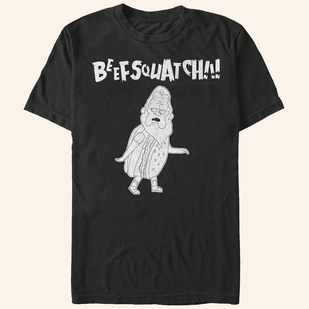 Bob's Burgers Merch Beefsquatch Roams T-Shirt Unique Gifts For Husband - Roseregae
