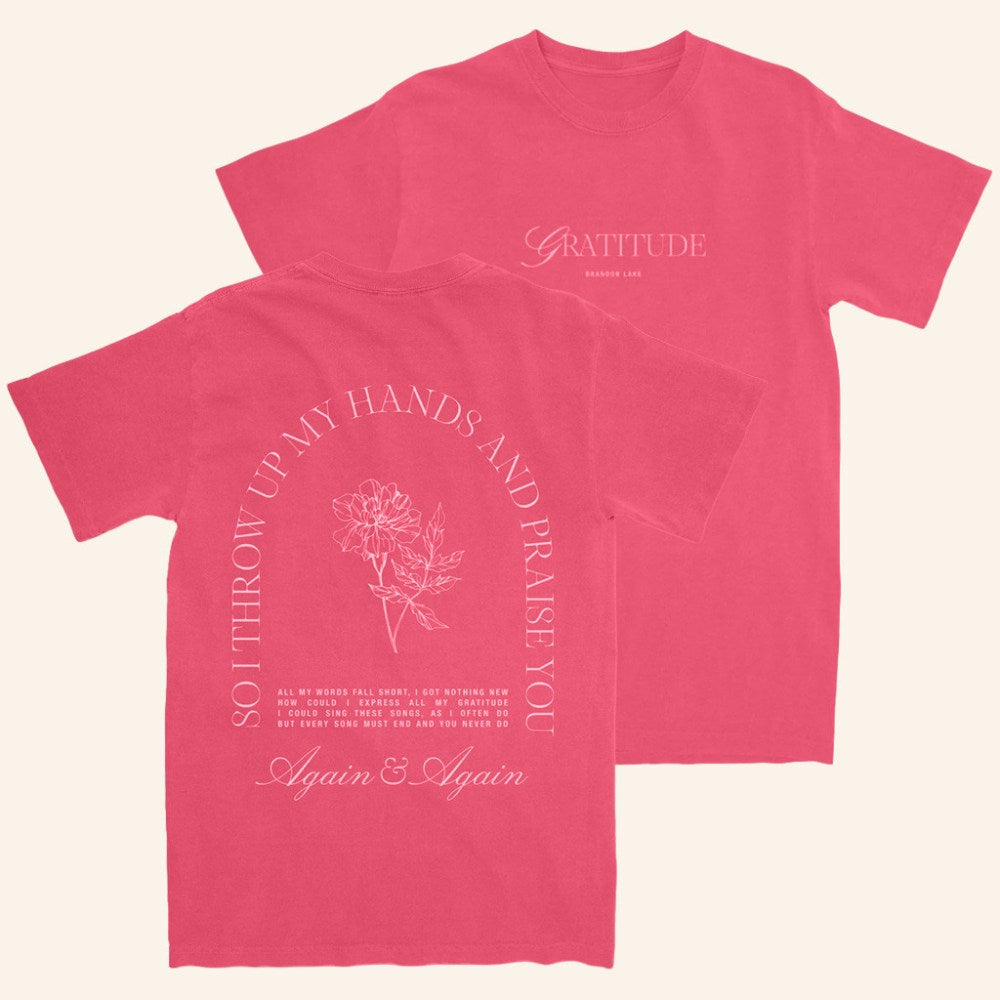 Brandon Lake Merch Gratitude T-Shirt Great Gifts For Sisters - Lily Birch Market