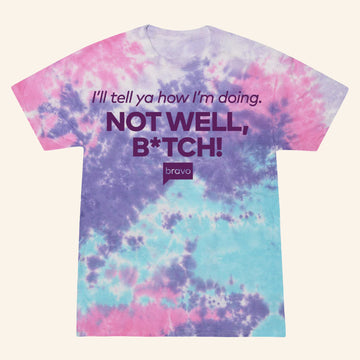 Bravo Merch The Real Housewives of New York City How Am I Doing Dorinda Tie Dye T-Shirt - Roseregae