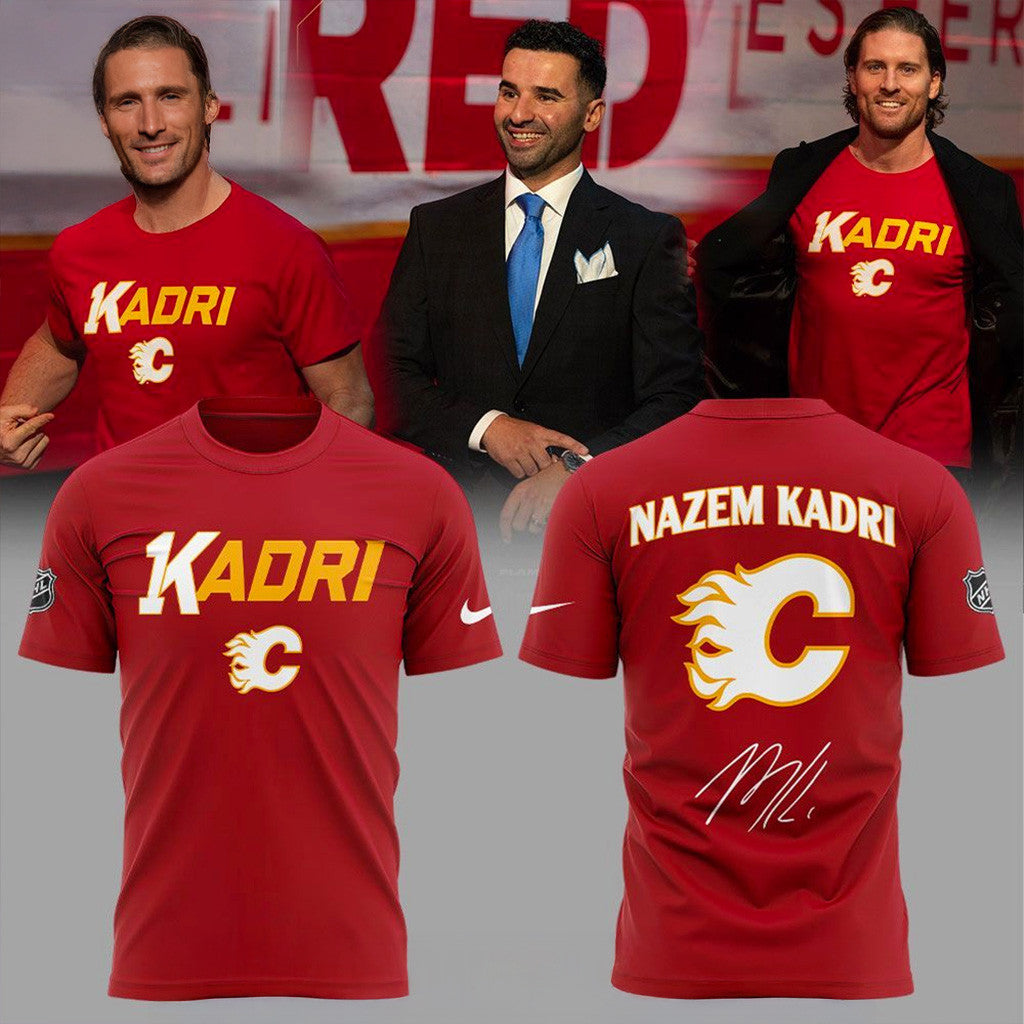 Calgary Flames Naz 1000th NHL Game 2025 T-Shirt Calgary Flames Merch Gifts For Father - Roseregae
