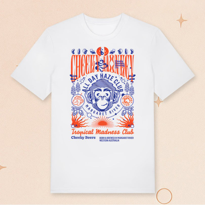 Cheeky Monkey Brewing Co All Day Haze Club T-Shirt Tropical Madness Club Shirt Gifts For Friend - Roseregae