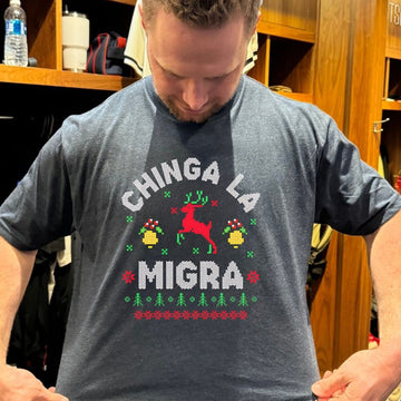 Chinga La Migra Christmas T Shirt - Roseregae