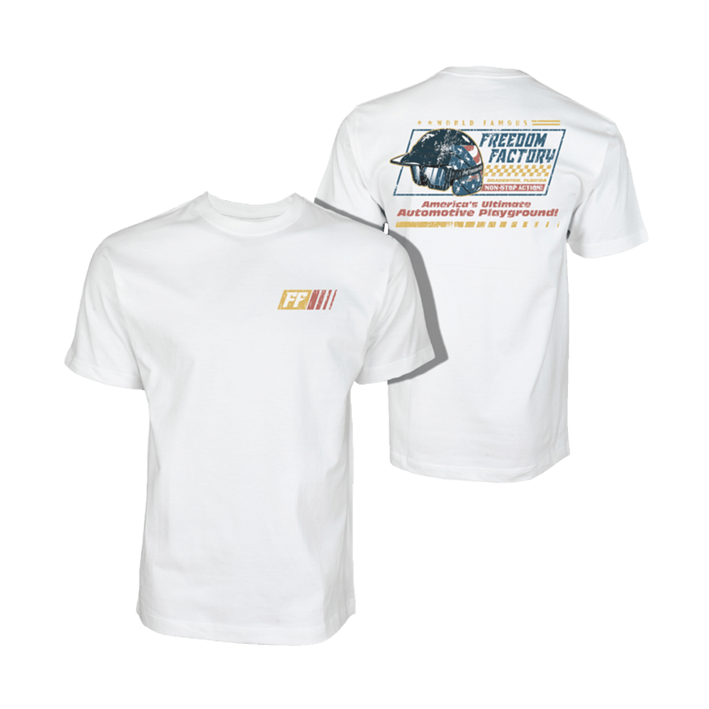 Cleetus Mcfarland Merch Freedom Factory Helmet T-Shirt Gifts For Fans Birthday Gift for Husband - Roseregae