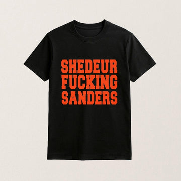 Cleveland Football Shedeur Fcking Sanders T-Shirt Game Day Shirt Shedeur Sanders Fan Gifts - Roseregae