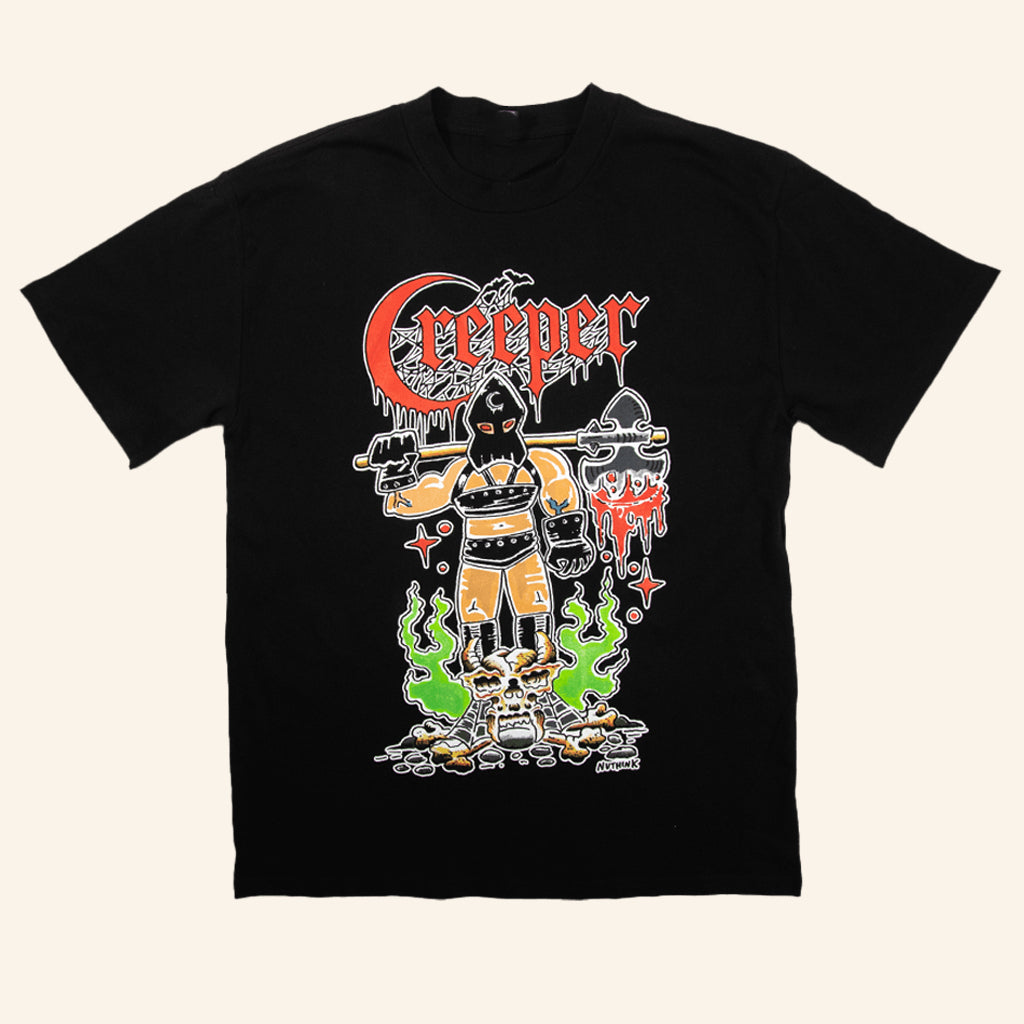 Creeper Cult Merch Mistress Of Death Old School T-Shirt Gift Ideas For Music Lovers - Roseregae