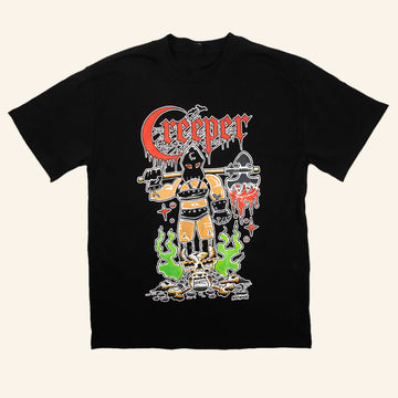 Creeper Cult Merch Mistress Of Death Old School T-Shirt Gift Ideas For Music Lovers - Roseregae