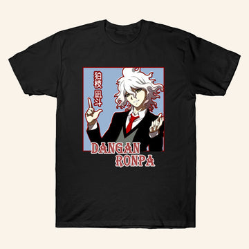 Danganronpa Merch Dangan Ronpa Nagito Komaeda Anime Shirt Gifts For Video Game Lover - Roseregae