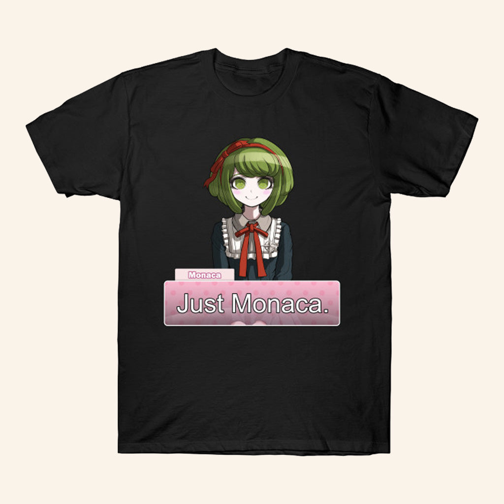 Danganronpa Merch Just Monaca Shirt Presents For Video Game Lovers - Roseregae