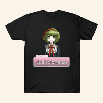 Danganronpa Merch Just Monaca Shirt Presents For Video Game Lovers - Roseregae