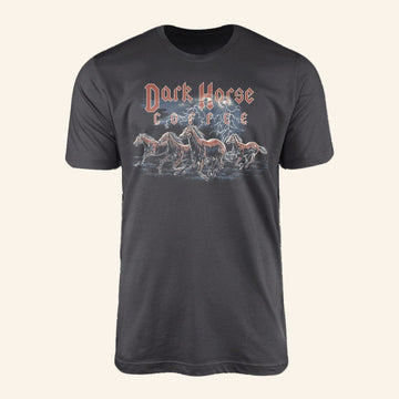 Dark Horse Coffee Roasters Sore Merch Wild Horses T-Shirt Gifts For Husband - Roseregae