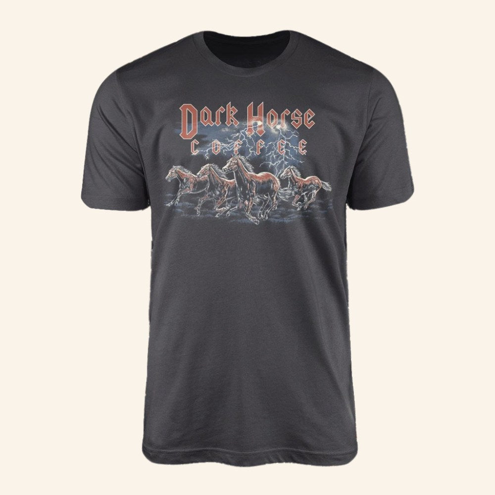 Dark Horse Coffee Roasters Sore Merch Wild Horses T-Shirt Gifts For Husband - Roseregae