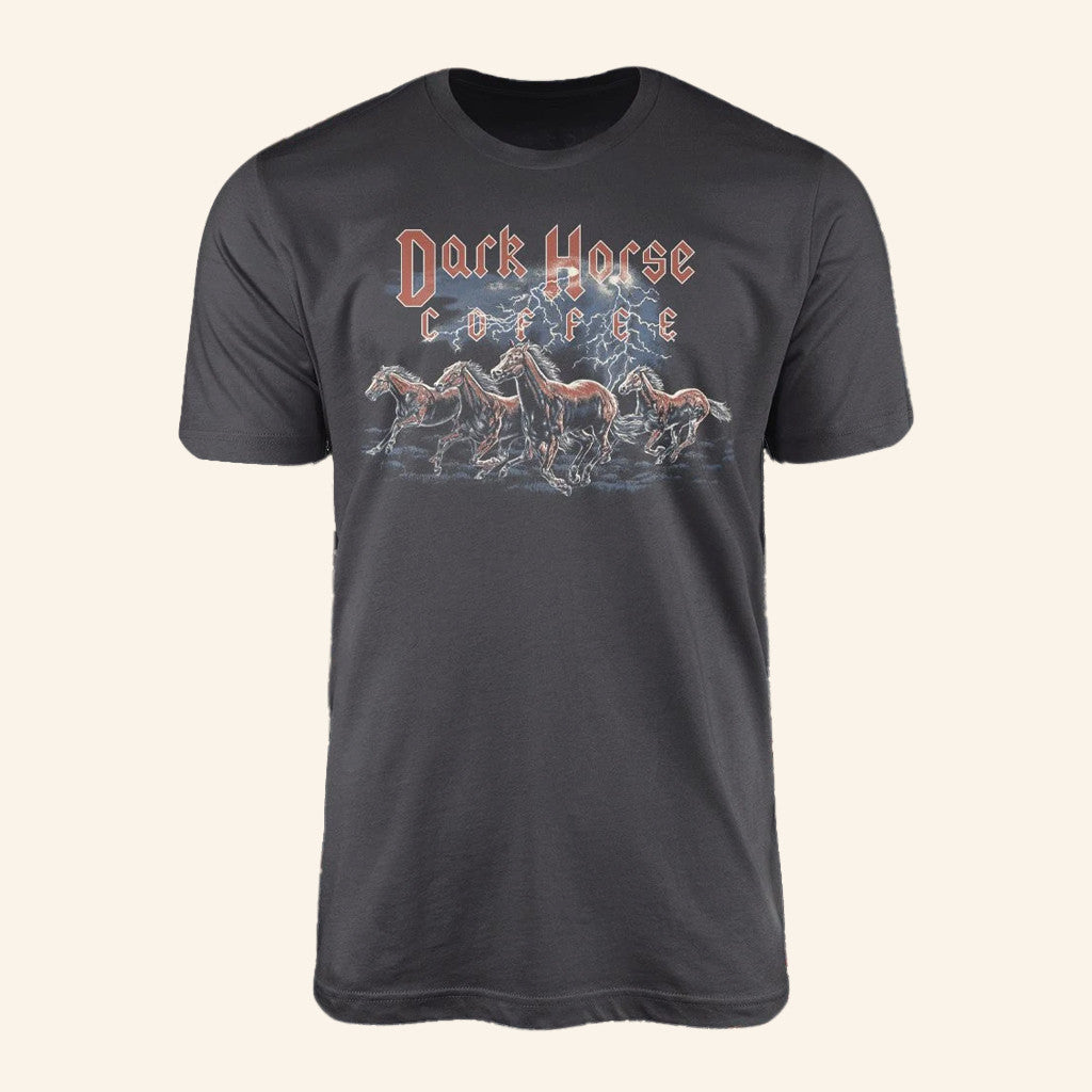 Dark Horse Coffee Roasters Sore Merch Wild Horses T-Shirt Gifts For Husband - Roseregae