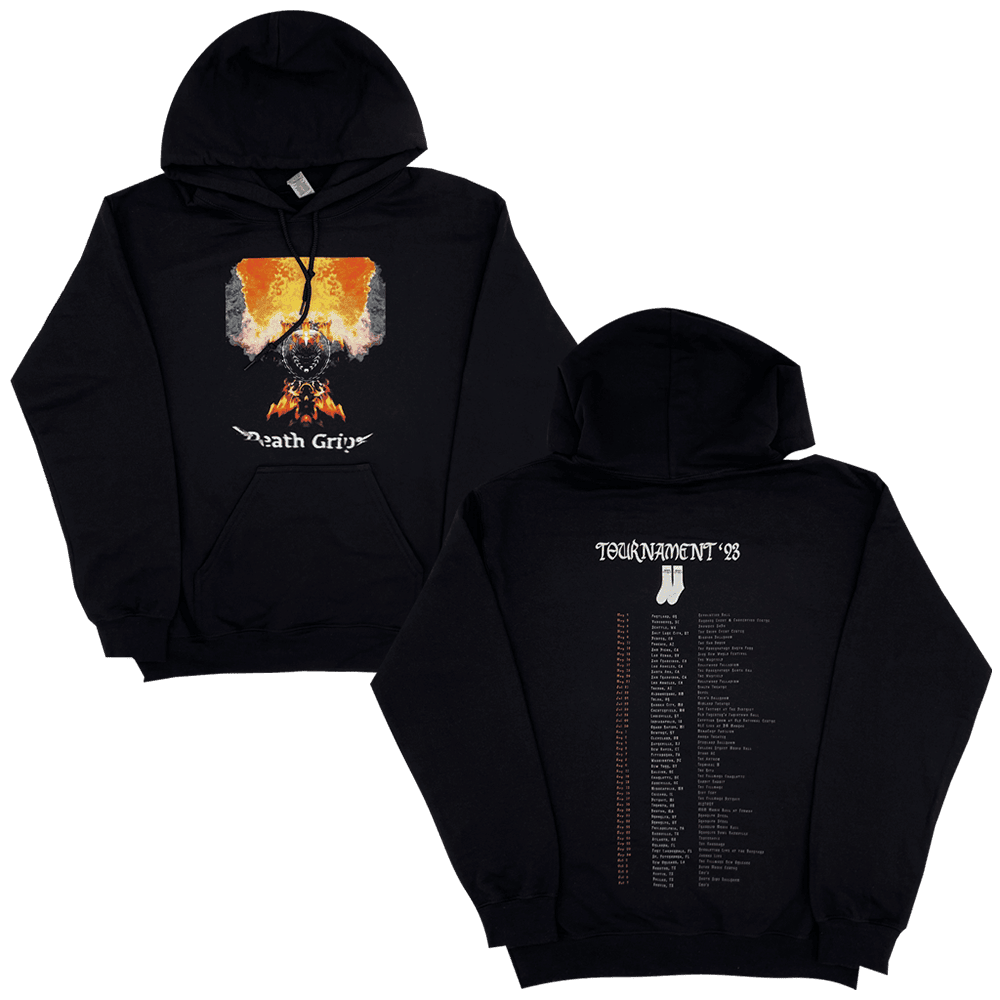 Death Grips Merch Death Grips Tech Death Metal Tour Hoodie Gifts For Band Fans - Roseregae