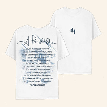 Dermot Kennedy Merch A Promised Return Tour White T-Shirt Cool Gifts For Music Lovers - Roseregae