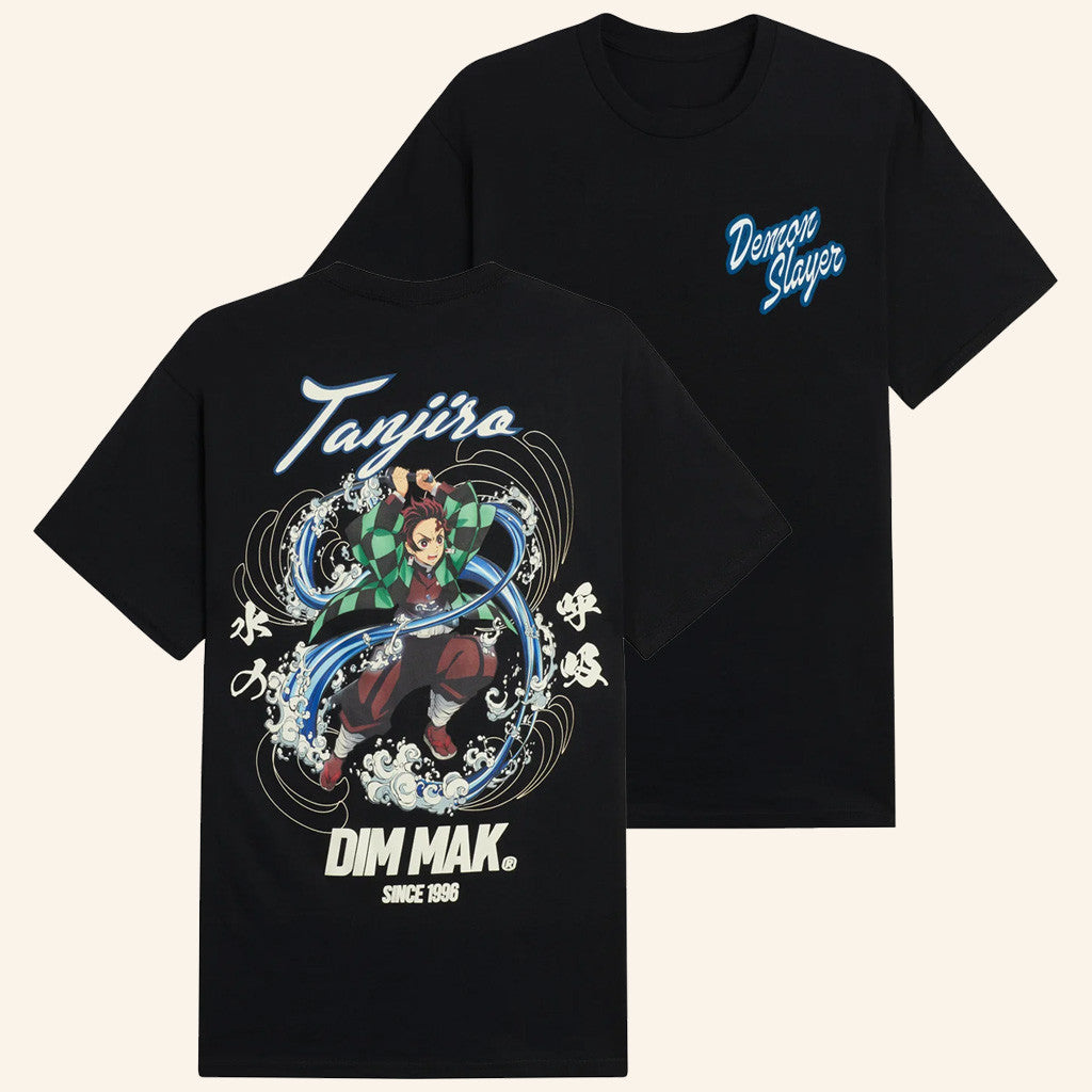 Dim Mak x Demon Slayer Merch Tanjiro T-Shirt Birthday Gifts For Anime Lovers - Roseregae