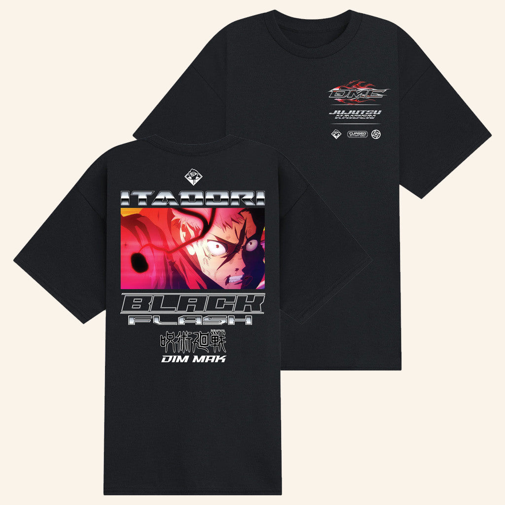 Dim Mak x Jujutsu Kaisen Merch Flash Yuji T-Shirt Unique Gifts For Anime Lovers - Roseregae