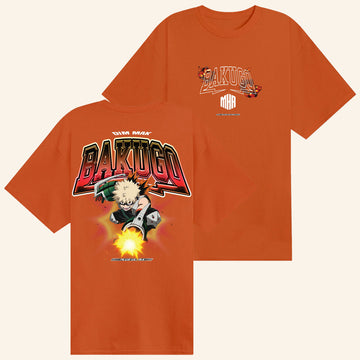 Dim Mak x My Hero Academia Merch Bakugo T-Shirt Birthday Presents For Boyfriend - Roseregae