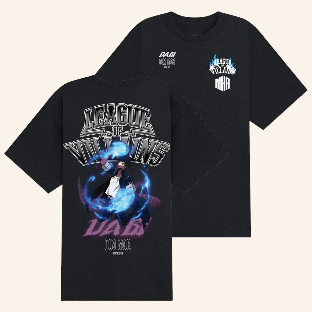 Dim Mak x My Hero Academia Merch Dabi Black T-Shirt Best Gifts For Anime Fans - Roseregae