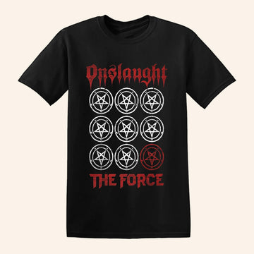 Direct Merch Onslaught The Force Pentagrams T-Shirt Onslaught Merch Gifts For Brothers - Roseregae