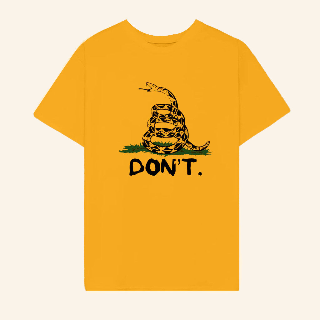 Don't T-Shirt Gadsden Flag Rattlesnake Shirt Patriotic Gifts For Men - Roseregae