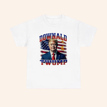 Downald Twump American Flag Meme T Shirt - Roseregae