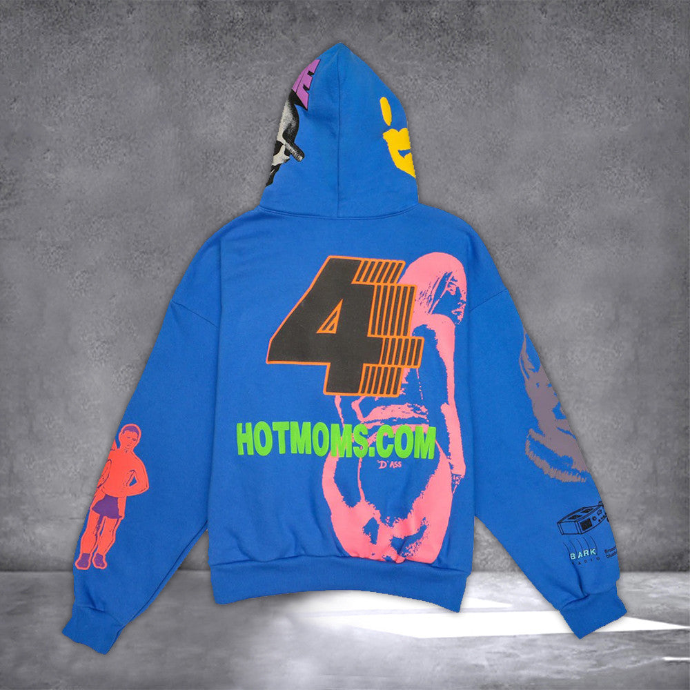 Drake Blue Hoodie FATD For All The Dogs Hoodie Drake Merch 2024 - Roseregae