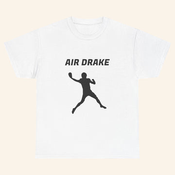 Drake Maye Lovers Merch Air Drake Shirt White Football Fan Gift Ideas - Roseregae