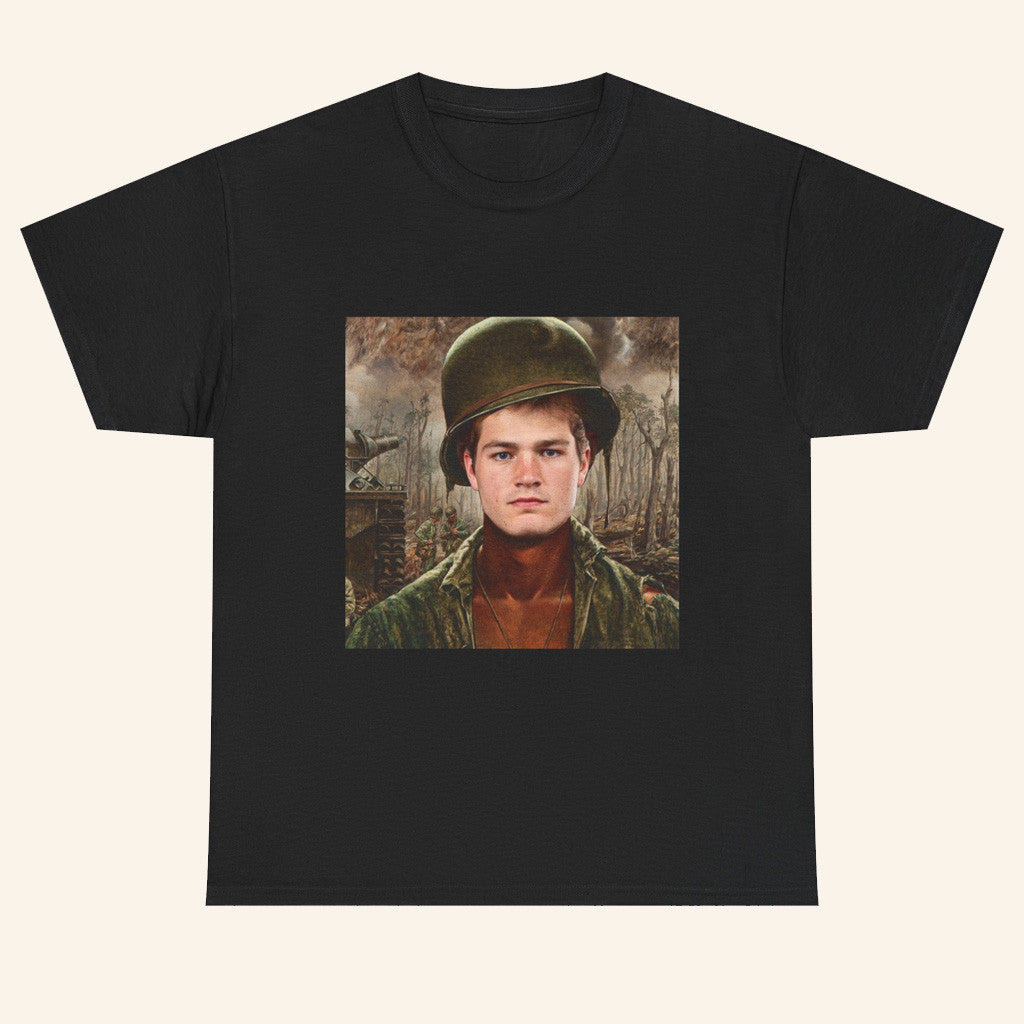 Drake Maye Lovers Merch Drake Maye Soldier T-Shirt Black Good Gifts For Brother - Roseregae