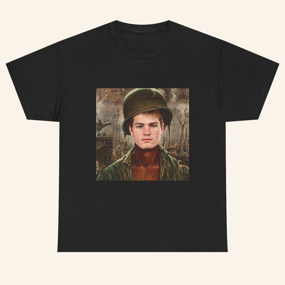 Drake Maye Lovers Merch Drake Maye Soldier T-Shirt Black Good Gifts For Brother - Roseregae