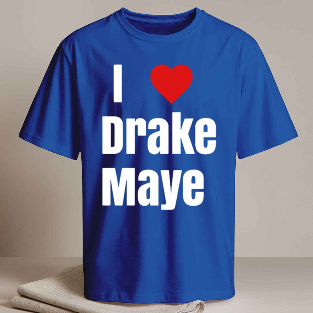 Drake Maye Lovers Merch Will Campbell I Love Drake Maye Shirt Presents For Football Fans - Roseregae