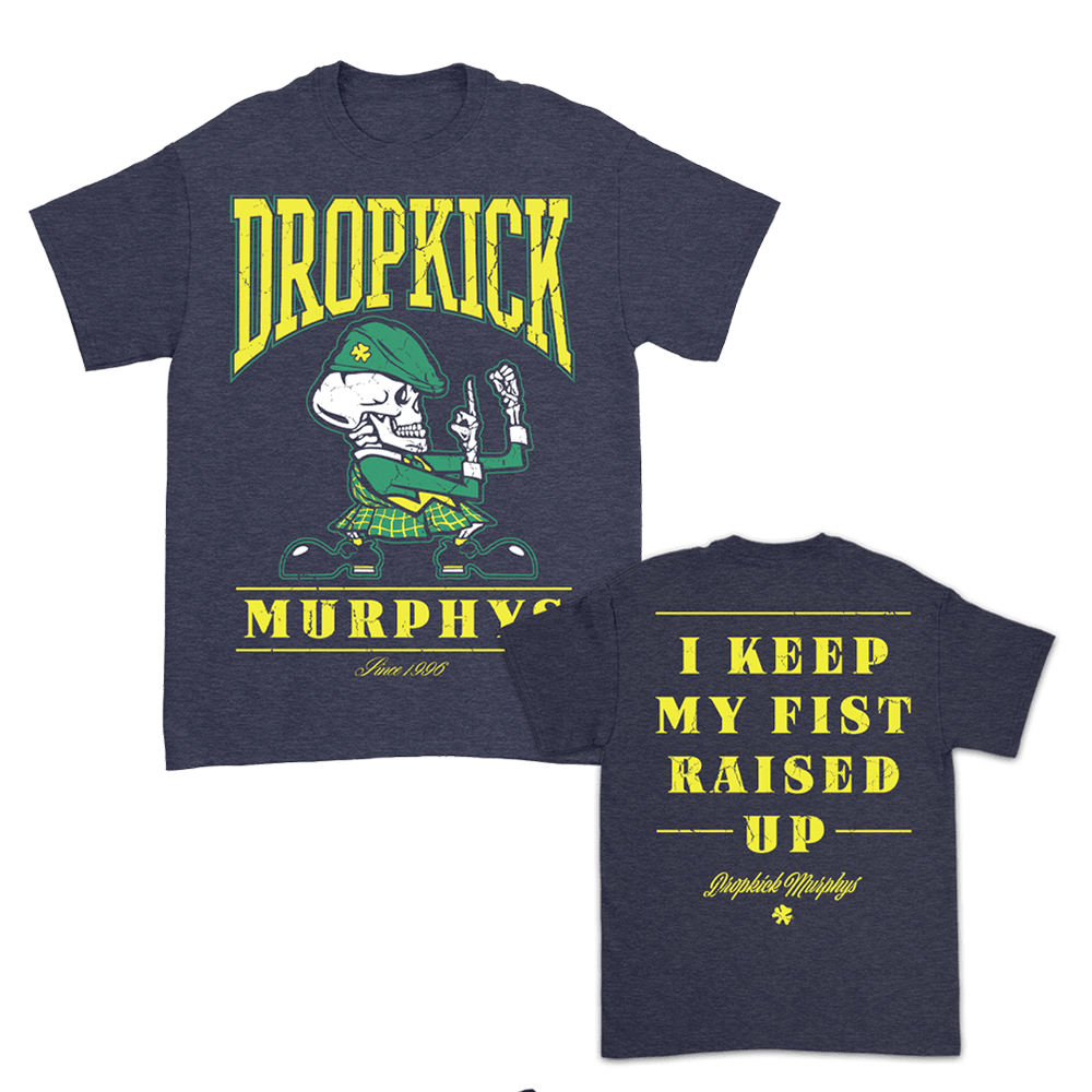 Dropkick Murphys Merch Dropkick Murphys Fist Up T-Shirt Gifts For Rock Band Fans - Roseregae