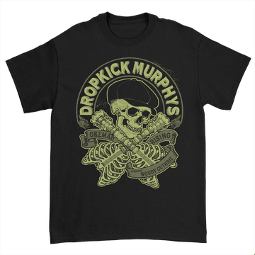 Dropkick Murphys Merch Dropkick Murphys Skelly Guitar Bones T-Shirt Gifts For Rock Band Fans - Roseregae