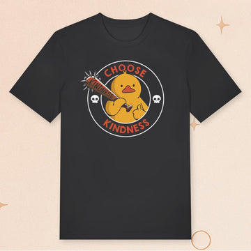 Duck Choose Kindness T-Shirt Funny Duck Shirt Gifts Ideas For Friends - Roseregae