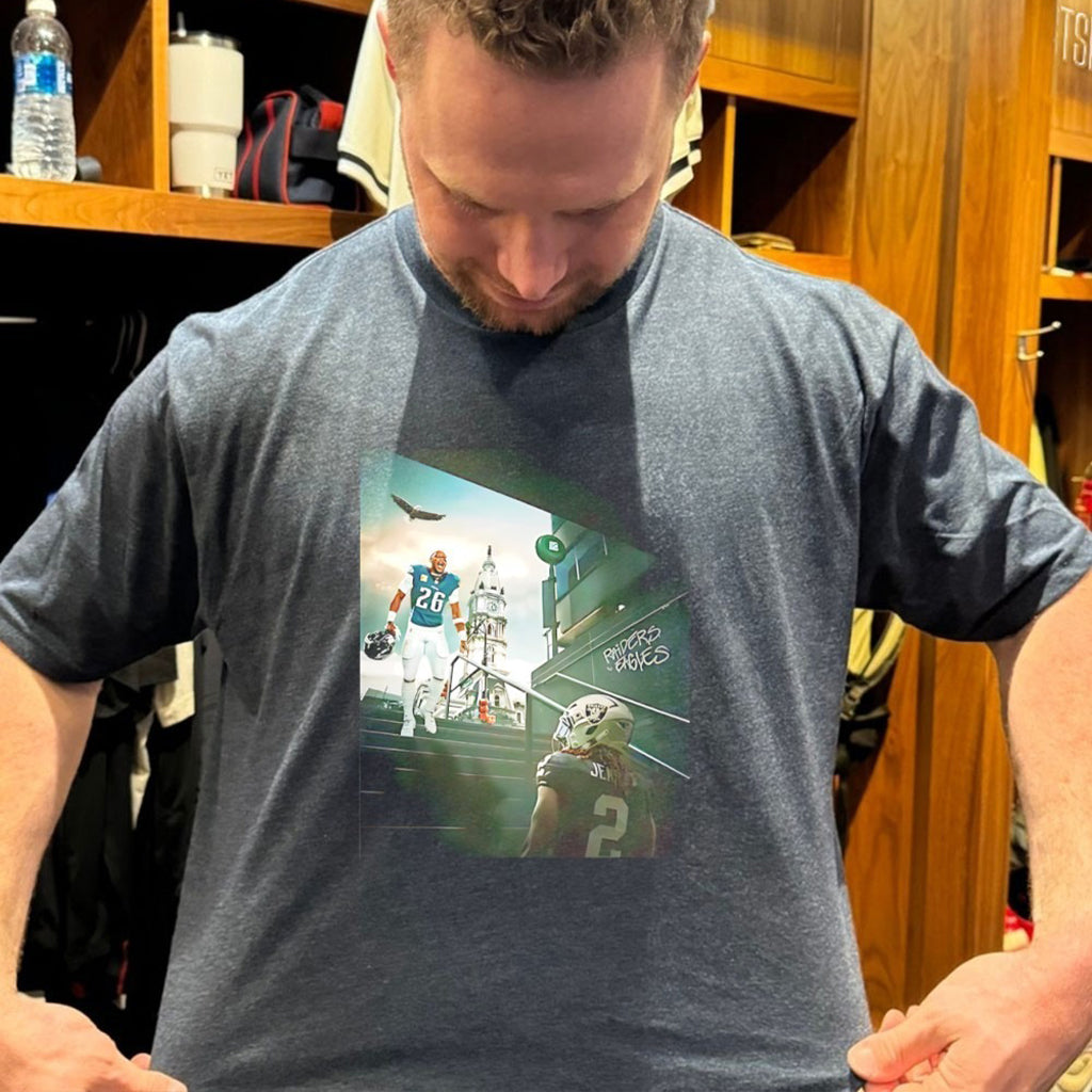 Eagles Vs Raiders Game Day 2025 T Shirt - Roseregae