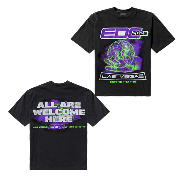 EDC Merch EDC Las Vegas Worldwide T-Shirt Gifts For Music Fans Father's Day Gift for Dad - Roseregae