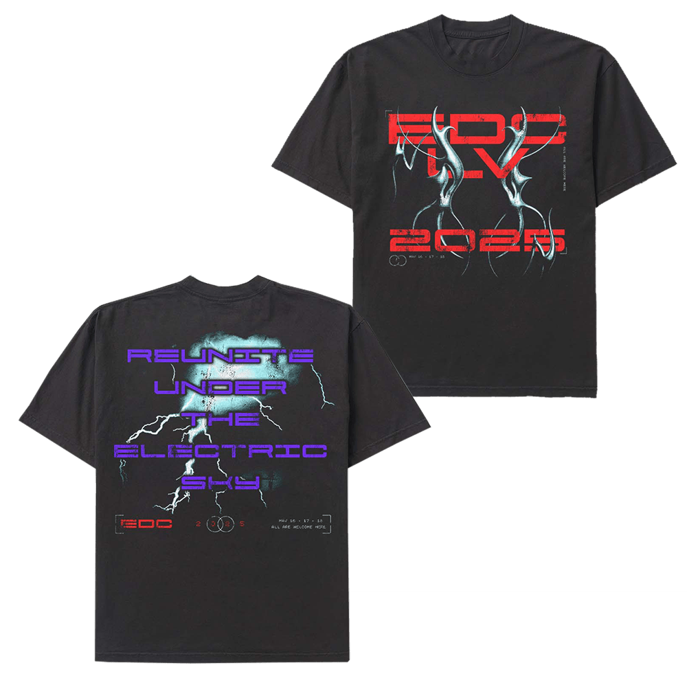 EDC Merch EDC LV 2025 Electric Reunion T-Shirt Gifts For Music Fans Gift Idea for Boyfriend - Roseregae