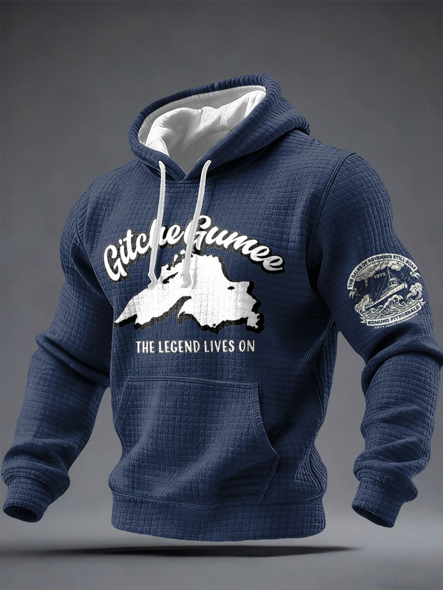 Edmund Fitzgerald Hoodie Gitche Gumee The Legend Lives On Fifty Years Remember Merch Gifts - Rose Regae