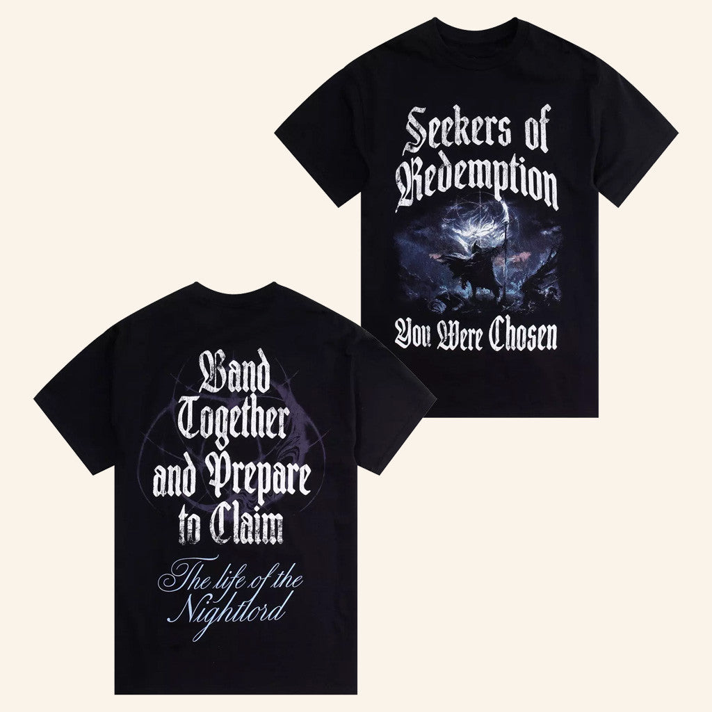 Elden Ring Merch Nightreign Seekers Of Redemption T-Shirt Present For Brothers - Roseregae